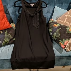🍾 H&M little black bow dress 14